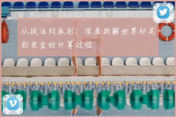 从投注到派彩:深度拆解世界杯足彩奖金的计算过程